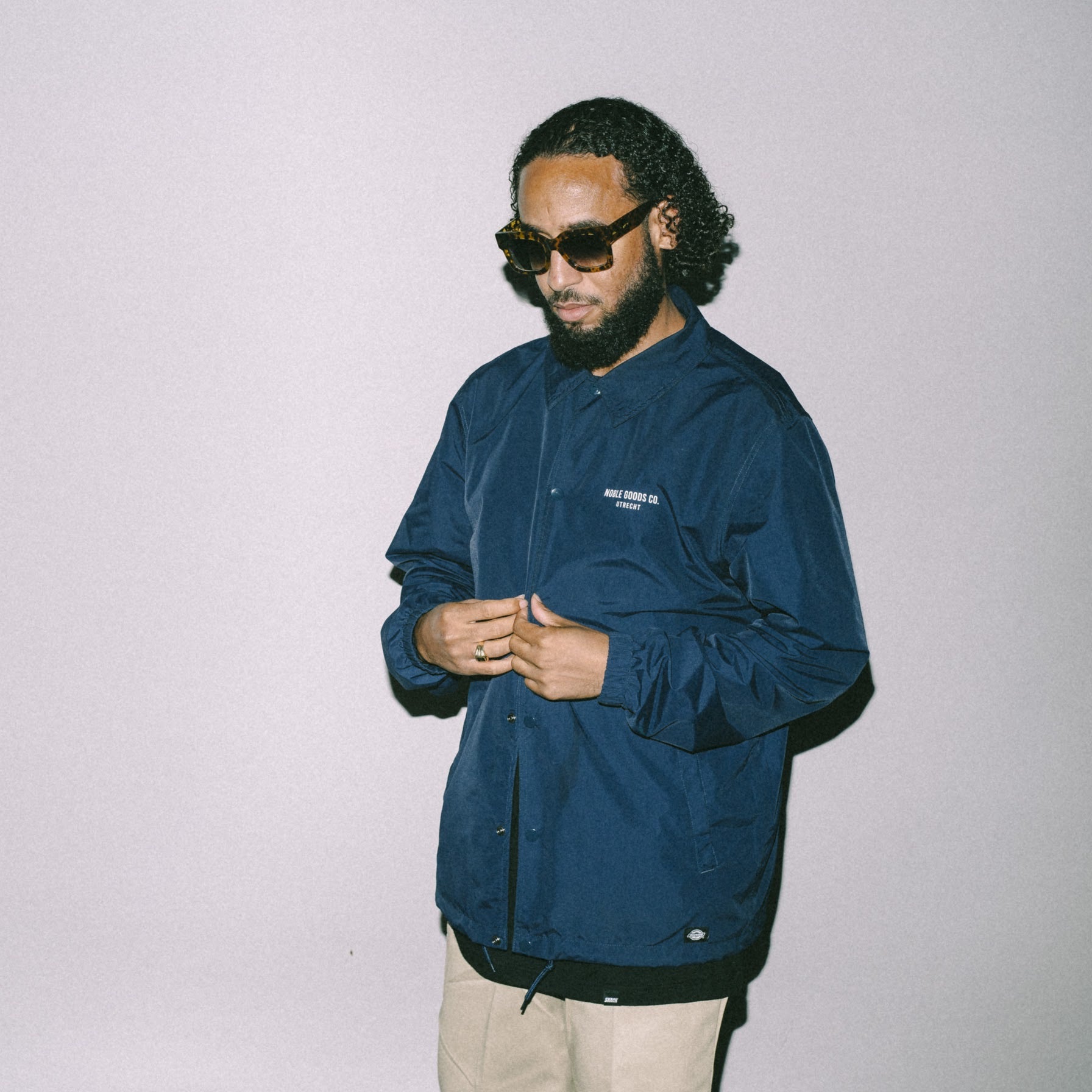 Skateboard Coach Jacket Dickies - Navy